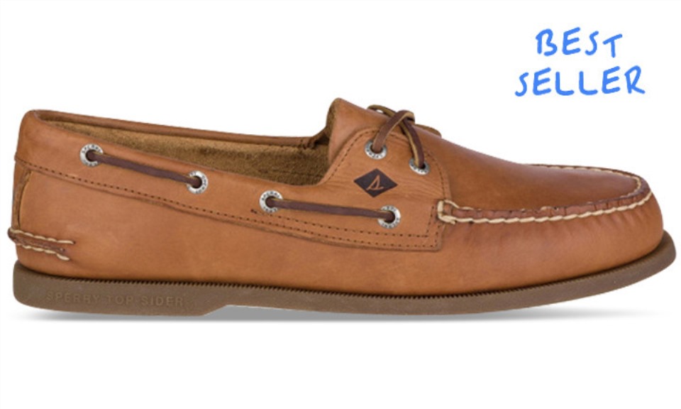 Náutico De 2 Ojales Original Y Auténtico Para Hombre Sahara Sperry