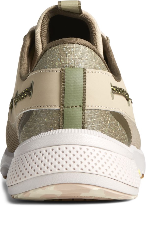 Zapatilla 7 Seas 3-Eye Camo Taupe Sperry