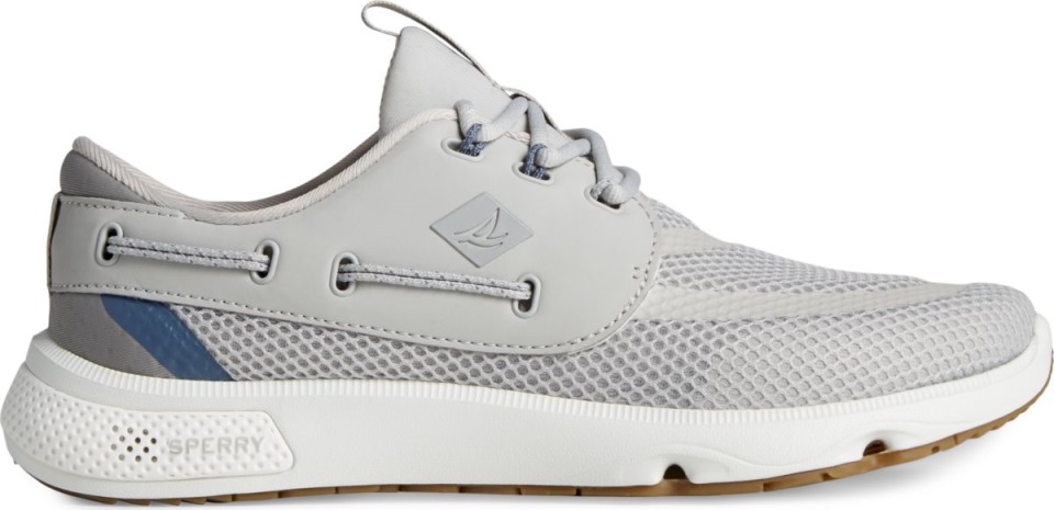 Zapatilla 7 Seas 3 Ojales Gris Sperry