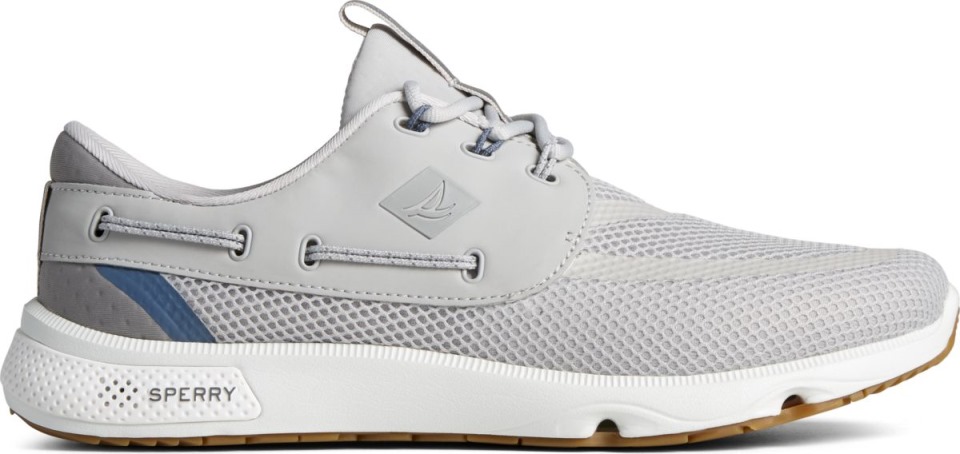 Zapatilla 7 Seas 3 Ojales Gris Sperry