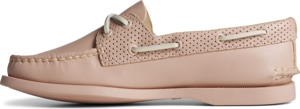 Náutico Original Auténtico Con 2 Argollas Perforadas Rosa Sperry