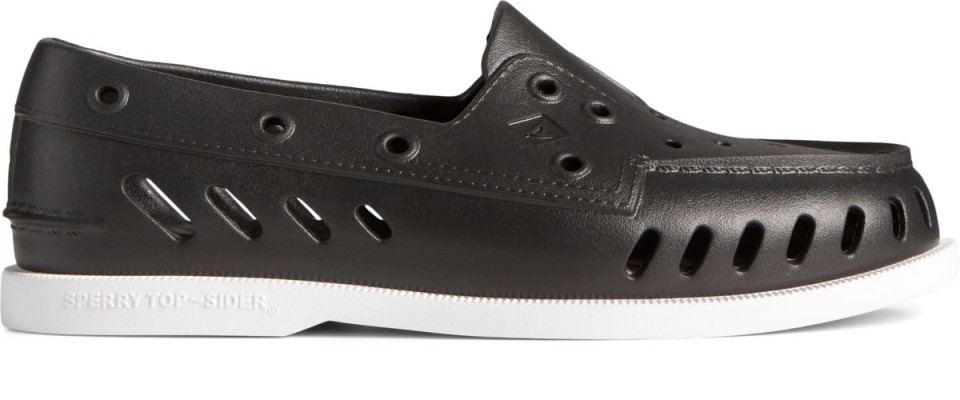 Zapato Náutico Flotador Original Auténtico Sperry Negro