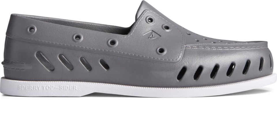 Zapato Náutico Original Auténtico Gris Sperry