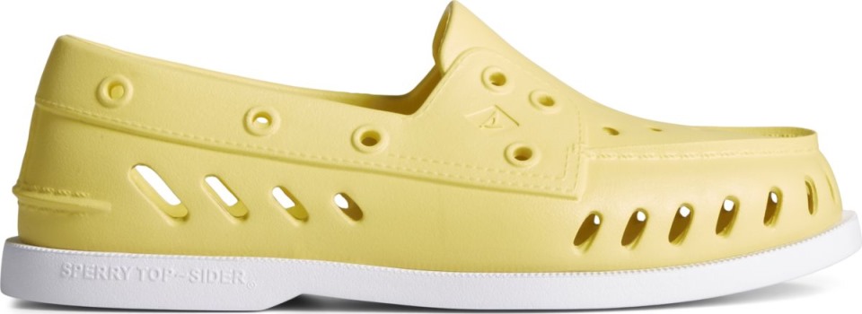 Zapato Náutico Flotador Original Auténtico Amarillo Sperry