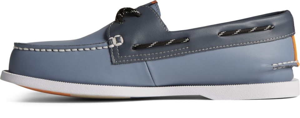 Náutico Con 2 Ojales Harmony Original Auténtico Gris Sperry