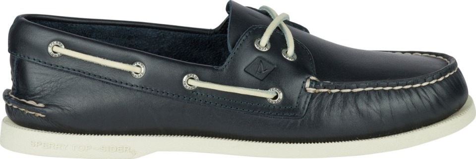 Náutico Auténtico Original En Piel Azul Marino Sperry
