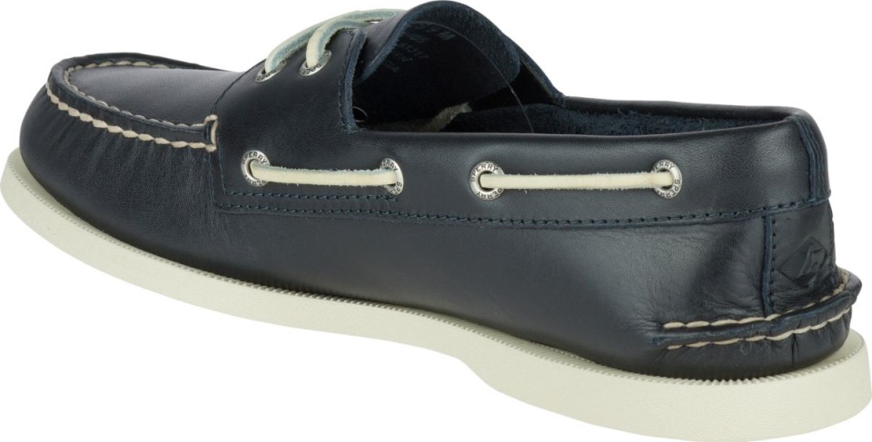 Náutico Auténtico Original En Piel Azul Marino Sperry