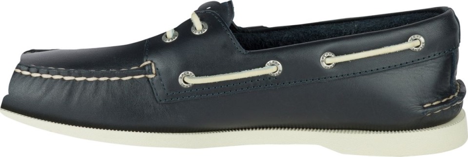 Náutico Auténtico Original En Piel Azul Marino Sperry