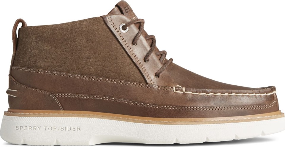 Auténtico Original Plushwave Lug Chukka Sperry Marrón