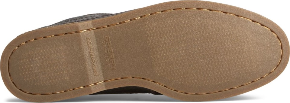 Chukka Náutica Original Auténtica De Piel Abatanada Marrón Oscuro Sperry