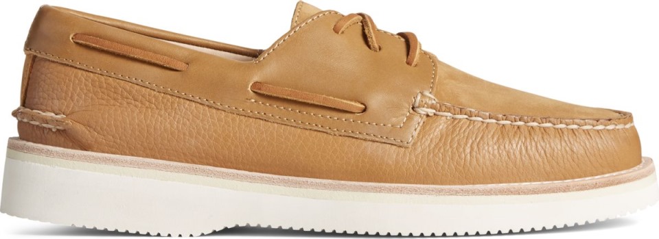 Auténtico Y Original Vibram 3-eye Náutico Sperry Tan