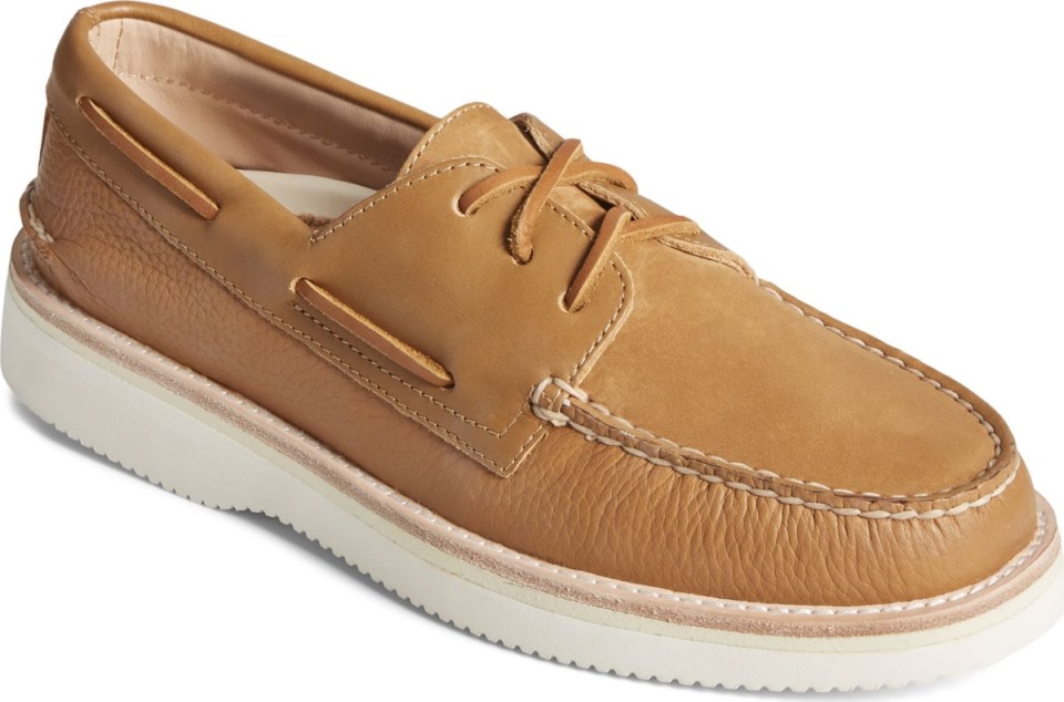 Auténtico Y Original Vibram 3-eye Náutico Sperry Tan
