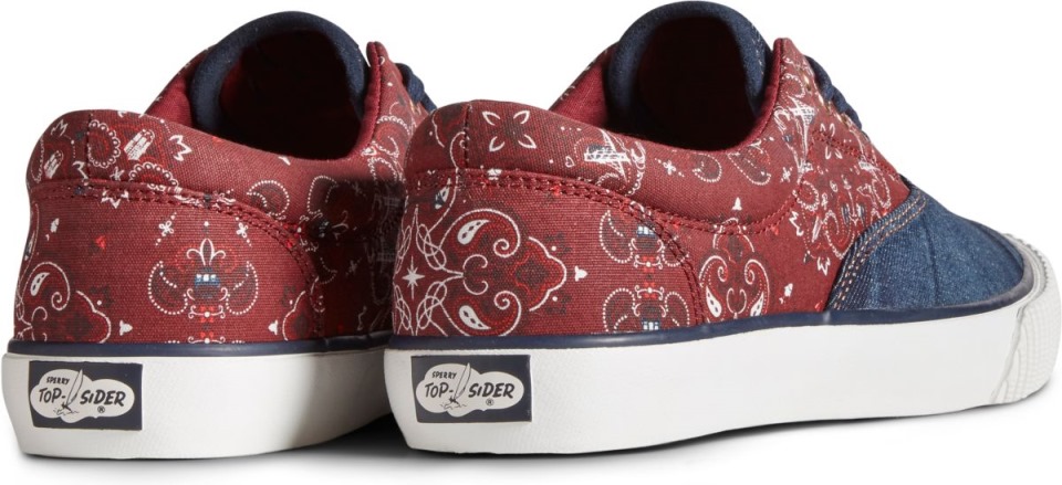 Nube Cvo Bandana Zapatilla Sperry Azul Rojo
