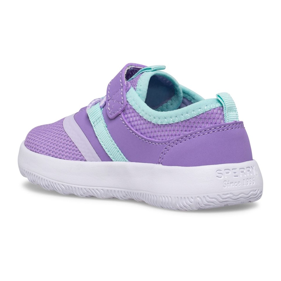 Zapatilla De Deporte Junior De Descanso Costero Púrpura Sperry