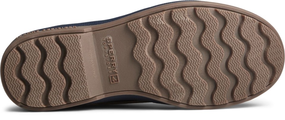 Bota De Pato De Bahía Fría Thinsulate Sperry Taupe Azul Marino