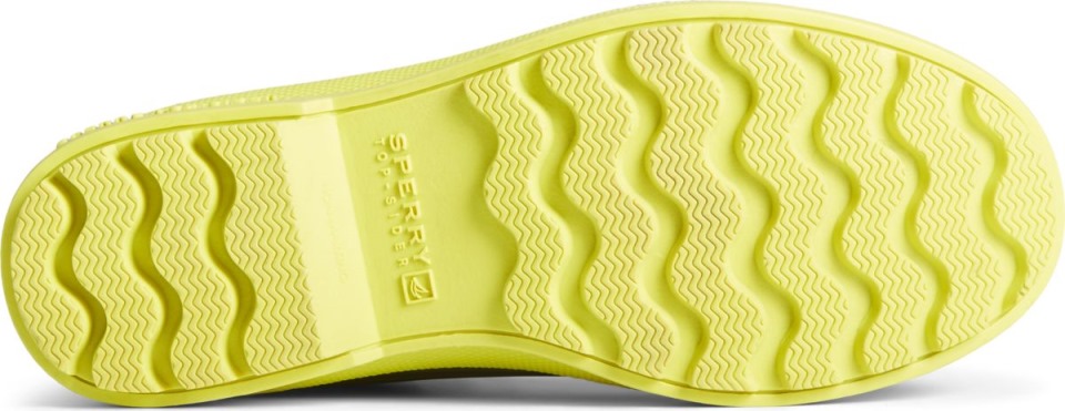 Botas Chelsea De Goma Cold Bay Gris Amarillo Sperry