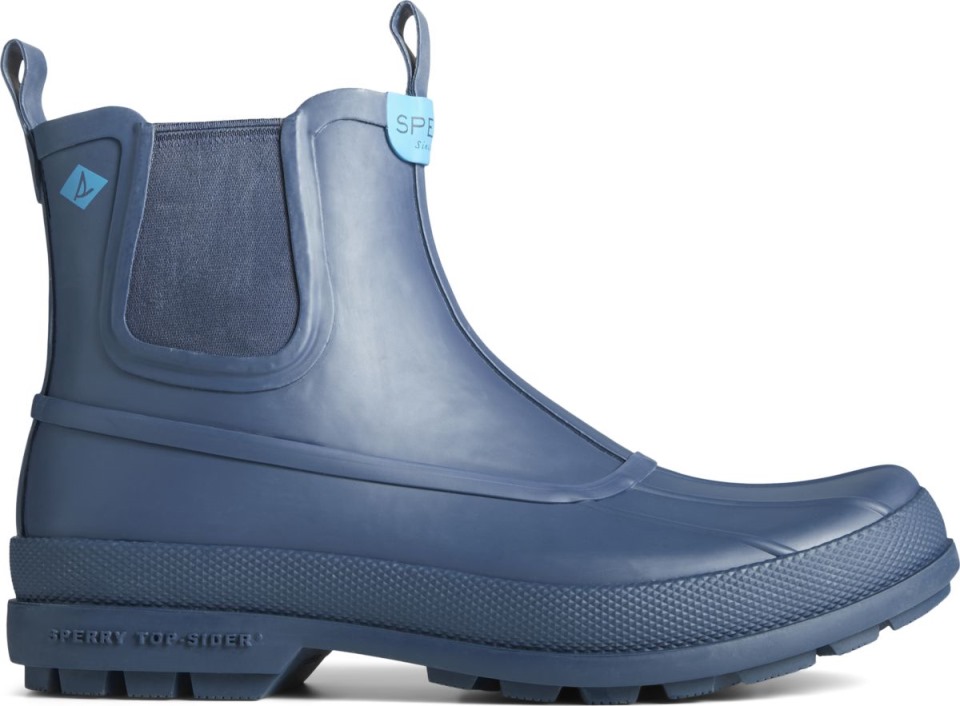 Bota Chelsea De Goma Cold Bay Azul Marino Sperry