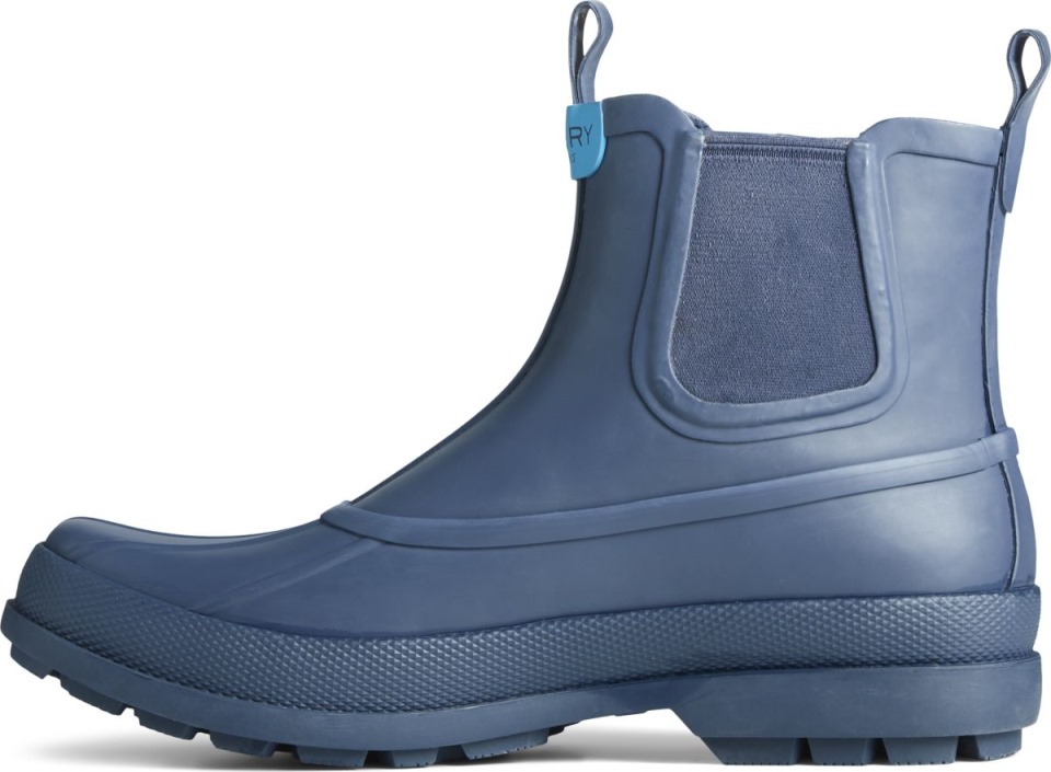 Bota Chelsea De Goma Cold Bay Azul Marino Sperry