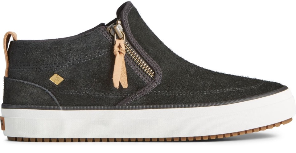 Crest Lug Suede Chukka Sperry Negro