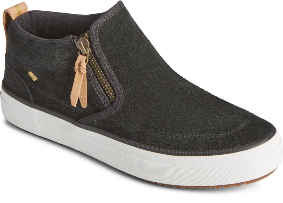 Crest Lug Suede Chukka Sperry Negro