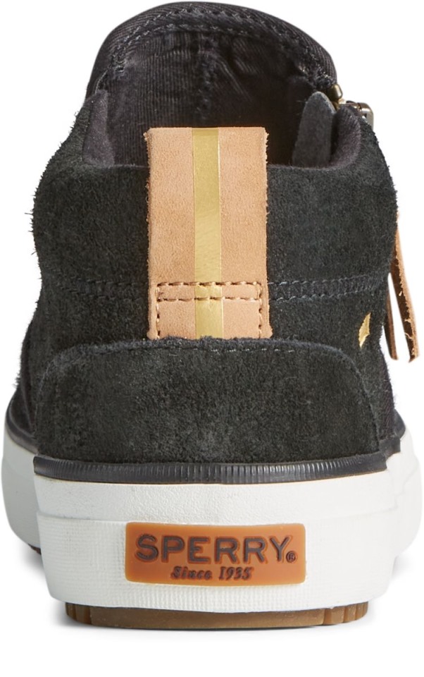 Crest Lug Suede Chukka Sperry Negro