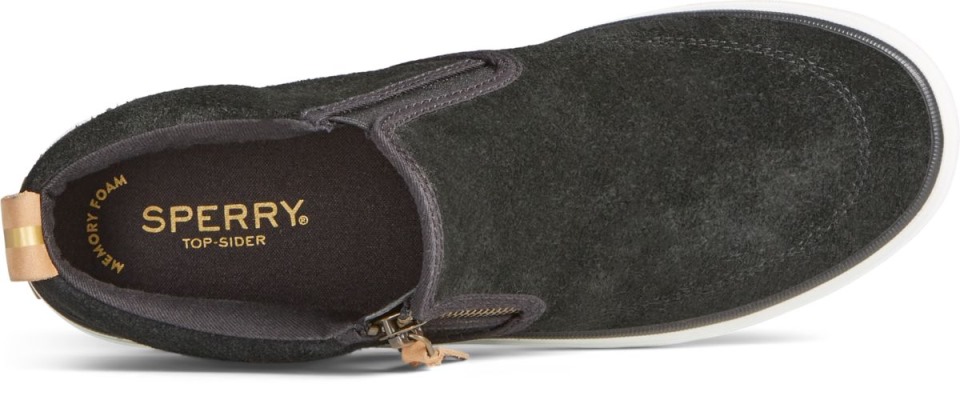 Crest Lug Suede Chukka Sperry Negro