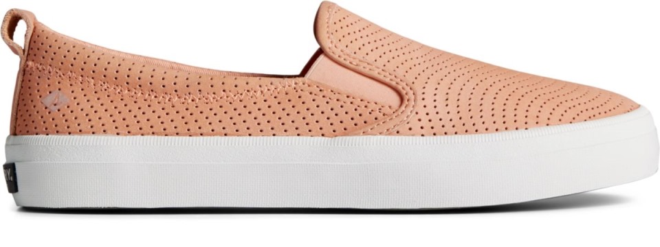 Zapatilla Perforada Crest Twin Gore Leather Wave Melocotón Sperry