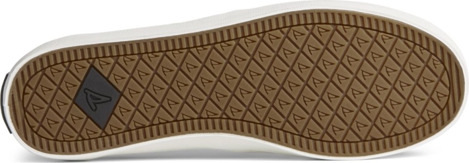 Sneaker Perforada Crest Twin Gore Leather Wave Sperry Negro