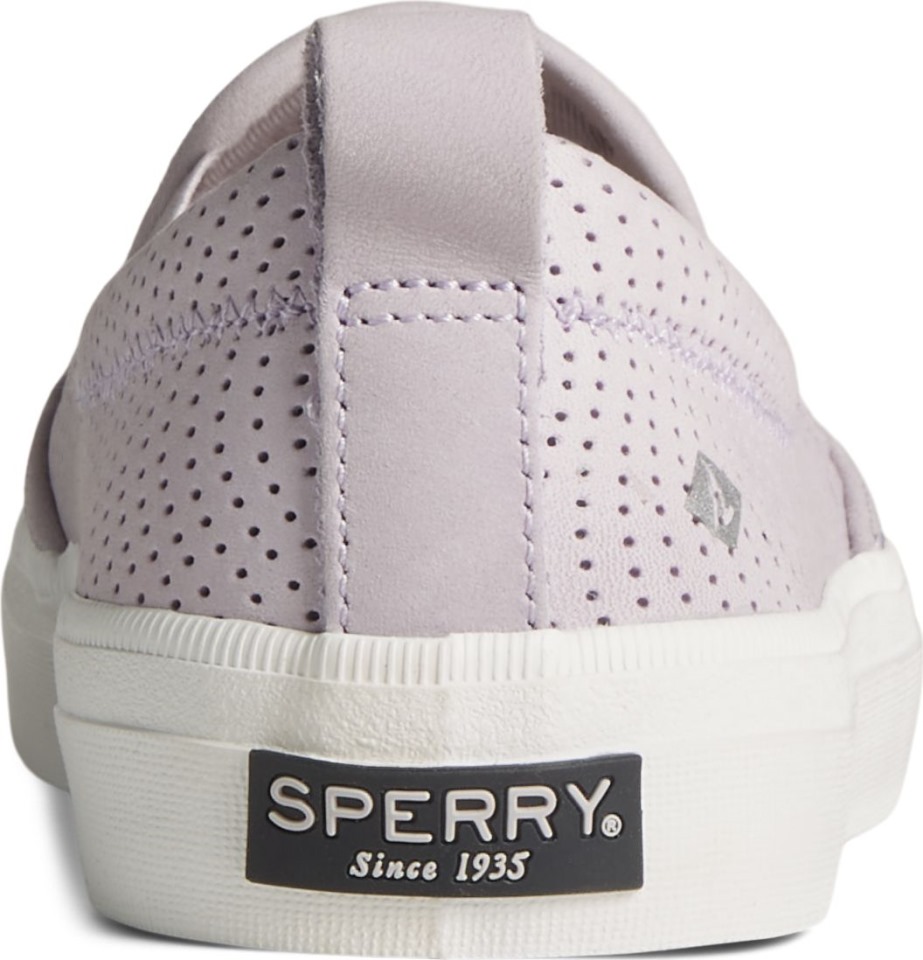 Zapatilla Perforada Crest Twin Gore Leather Wave Sperry Lila