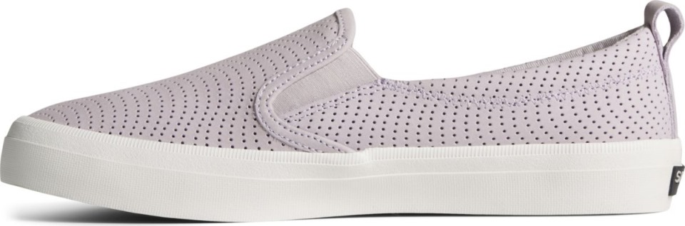 Zapatilla Perforada Crest Twin Gore Leather Wave Sperry Lila