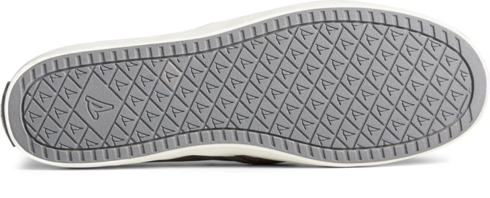 Crest Twin Gore Plushwave Piel De Serpiente Sin Cordones En Zapatillas Gris Sperry