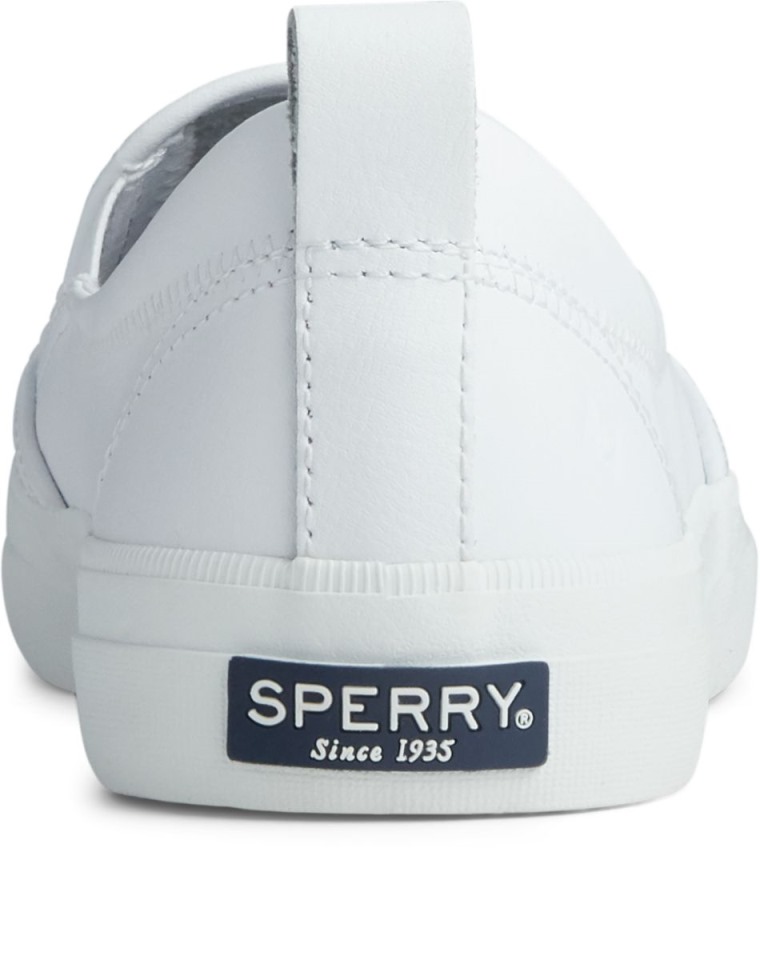 Zapatilla Sin Cordones Perforada Crest Twin Gore Sperry White