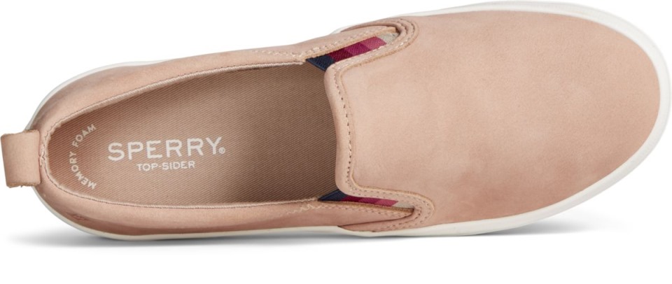 Crest Twin Gore Plataforma Raya Slip On Zapatilla Rosa Sperry