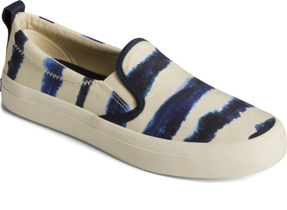 Crest Twin Gore Tie Dye Stripe Zapatilla Sperry Azul Marino