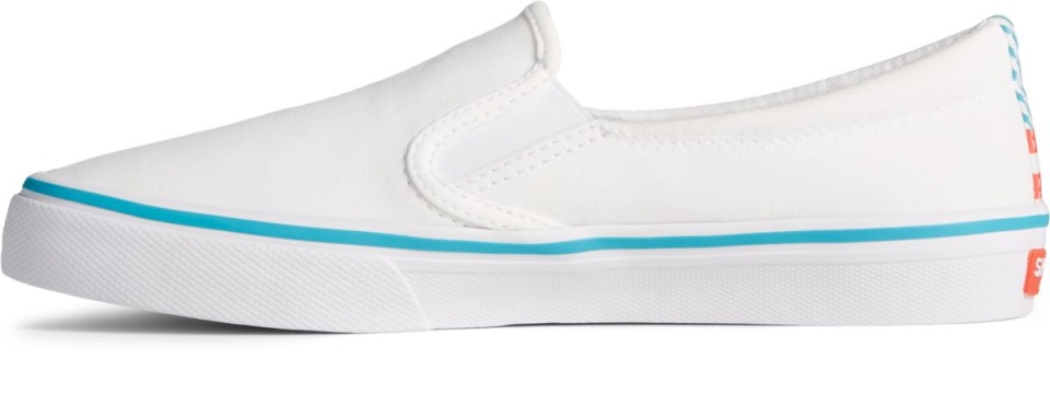 Zapatilla Sin Cordones Crest Twin Gore Twisted Textil Blanco Sperry