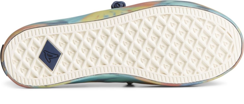 Crest Vibe Coral Floral Plataforma Zapatilla De Deporte Sperry Azul Marino