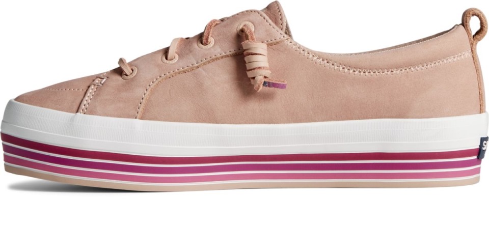 Crest Vibe Plataforma Raya Zapatilla De Deporte Rosa Sperry