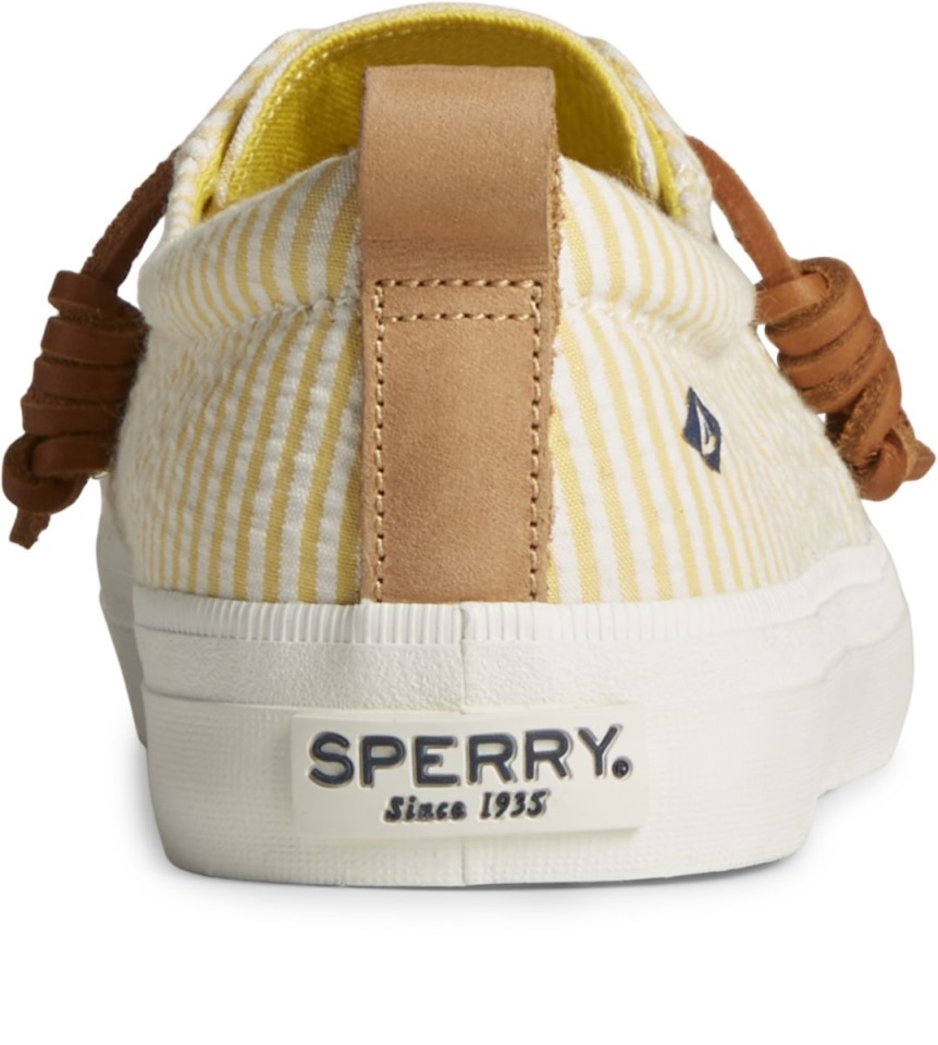 Crest Vibe Seersucker Zapatilla De Deporte Sperry Amarillo