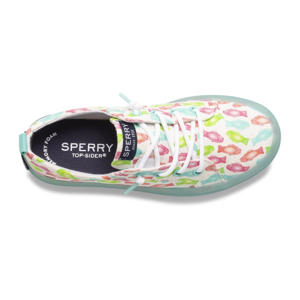 Crest Vibe Sneaker Blanco Multi Sperry