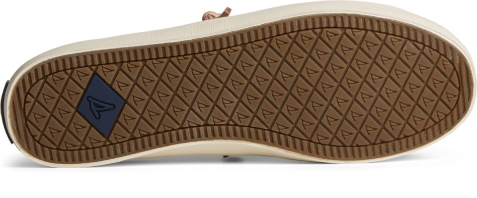 Zapatilla De Deporte Crest Vibe De Cuero Caído Rosa Sperry