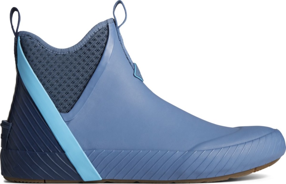 Bota De Cubierta De Agua Cortada Azul Sperry