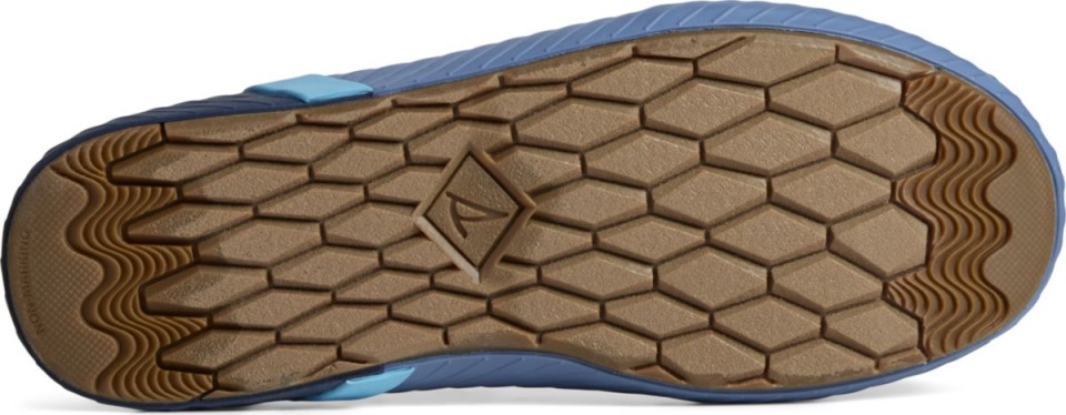 Bota De Cubierta De Agua Cortada Azul Sperry