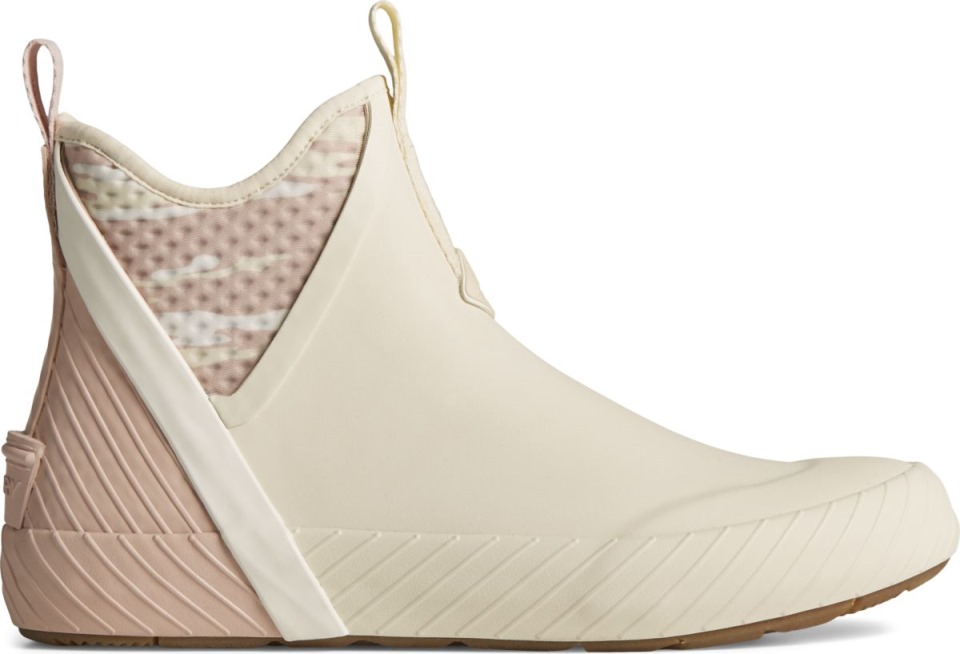 Bota De Cubierta De Tajamar Crema Sperry