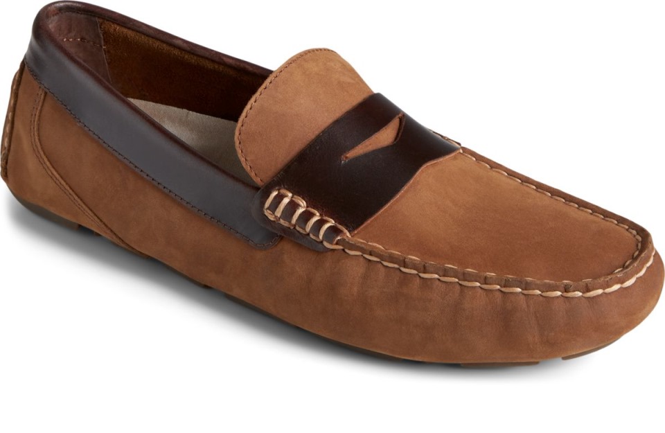 Mocasín Davenport Penny Marrón Sperry