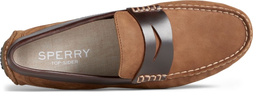 Mocasín Davenport Penny Marrón Sperry