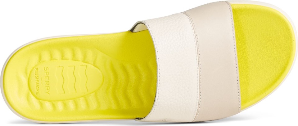 Sandalia Tobogán De Onda De Felpa Muelle Arena Sperry