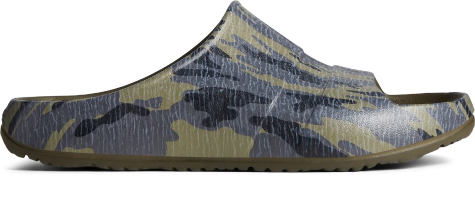 Float Camo Slide Sandalia Sperry Oliva Muti