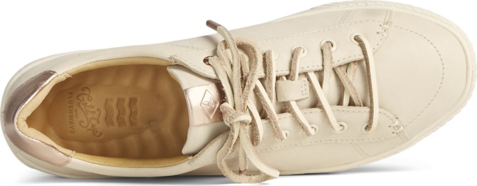 Copa De Oro Ancla Plushwave Zapatilla De Deporte Marfil Sperry