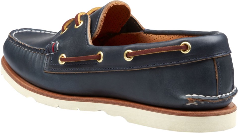 Copa De Oro Hecha A Mano En Maine Náutico Original Auténtico Sperry Azul Marino