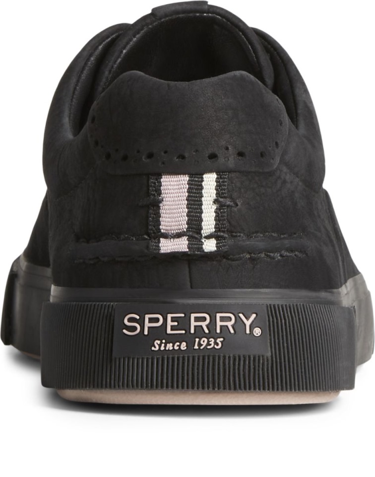 Copa De Oro Striper Plushwave Cvo Nubuck Zapatilla Sperry Negro